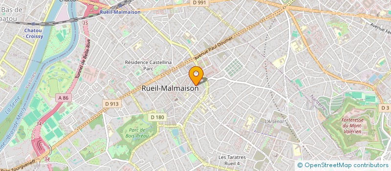 localisation de l'entreprise AB STRATOS à RUEIL-MALMAISON