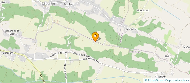 localisation de l'entreprise AB STRUCTURE  SAINT-CHEF