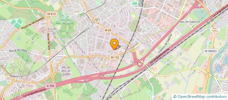 localisation de l'entreprise AB STRUCTURES à MONTPELLIER