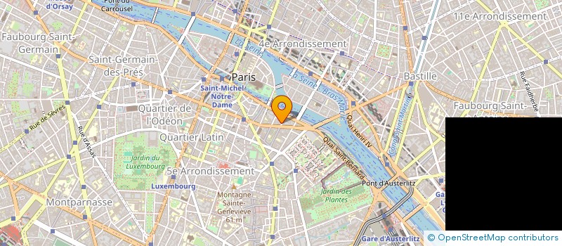 localisation de l'entreprise AB STRUCTURES  PARIS