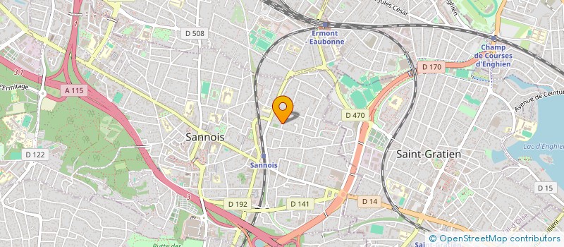 localisation de l'entreprise AB SYSTEME à SANNOIS