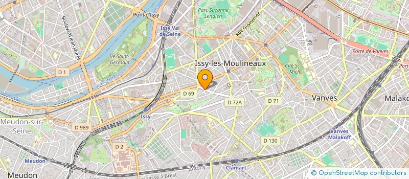 localisation de l'entreprise AB & TAS à ISSY-LES-MOULINEAUX