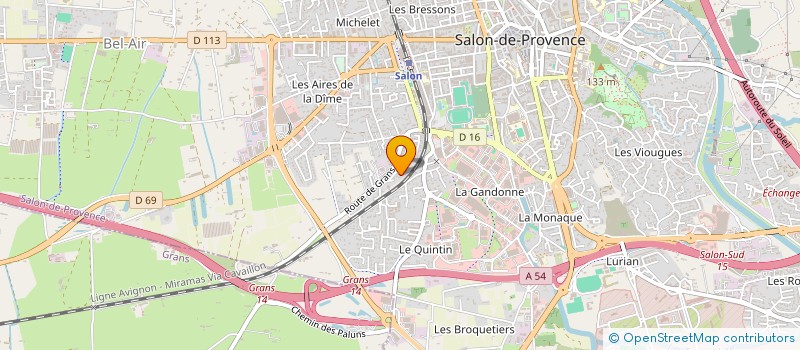 localisation de l'entreprise AB TAXI à SALON-DE-PROVENCE