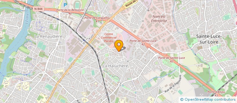 localisation de l'entreprise AB TAXI à NANTES