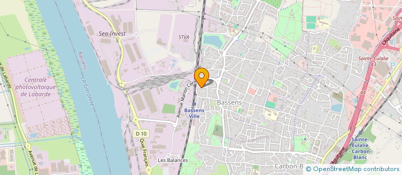 localisation de l'entreprise AB TAXI  BASSENS