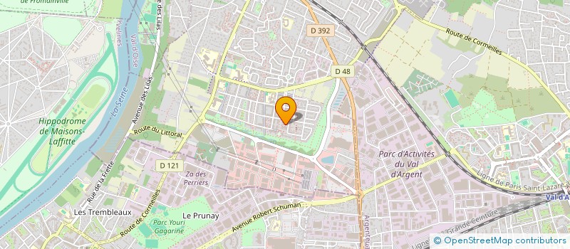 localisation de l'entreprise AB TAXI  CORMEILLES-EN-PARISIS