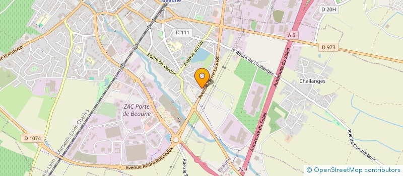 localisation de l'entreprise AB TAXI BEAUNE à BEAUNE