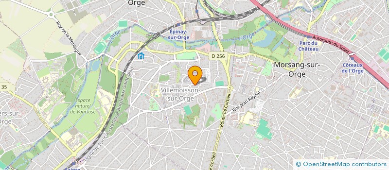 localisation de l'entreprise AB TEAM à VILLEMOISSON-SUR-ORGE