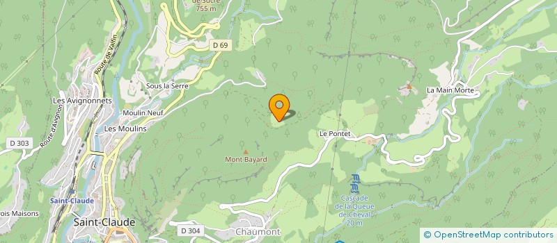 localisation de l'entreprise AB TECHNIPROPRE à SAINT-CLAUDE