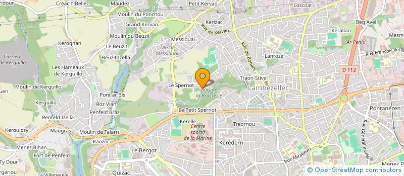 localisation de l'entreprise AB TECHNIQUE HABITAT à BREST