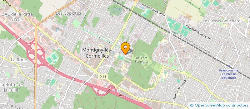 localisation de l'entreprise AB TELECOM  MONTIGNY-LES-CORMEILLES