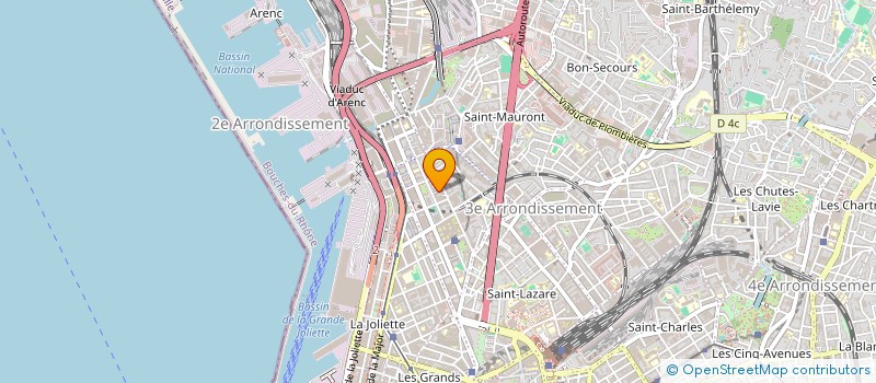 localisation de l'entreprise AB TELECOM à MARSEILLE