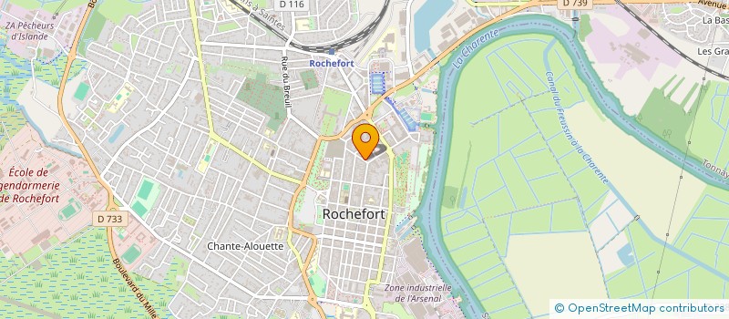 localisation de l'entreprise AB TOPO à ROCHEFORT
