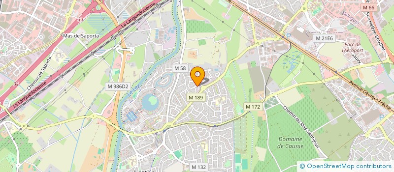 localisation de l'entreprise AB TOUAT à LATTES