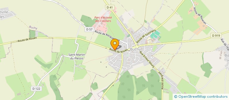 localisation de l'entreprise AB.TP à BUCHY