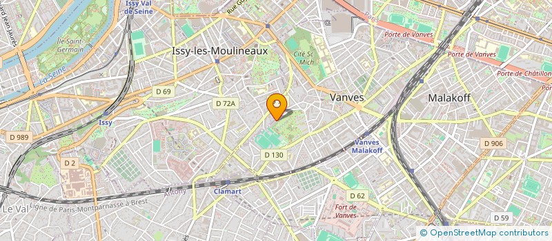 localisation de l'entreprise AB TRANS EXPRESS à VANVES