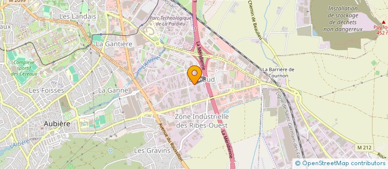 localisation de l'entreprise AB TRANSACTION  AUBIERE