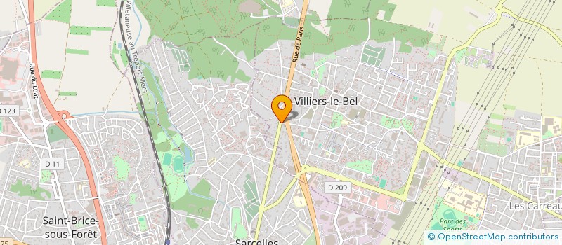 localisation de l'entreprise AB TRANSIT à VILLIERS-LE-BEL