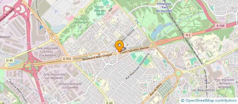 localisation de l'entreprise AB TRANSPORT  AULNAY-SOUS-BOIS