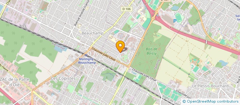 localisation de l'entreprise AB-TRANSPORT  MONTIGNY-LES-CORMEILLES