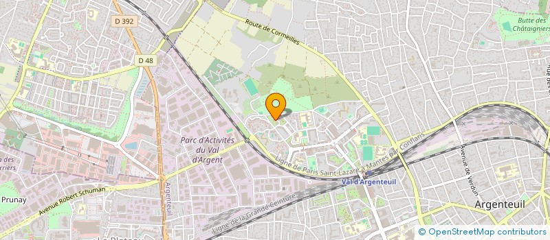 localisation de l'entreprise AB.TRANSPORT  ARGENTEUIL