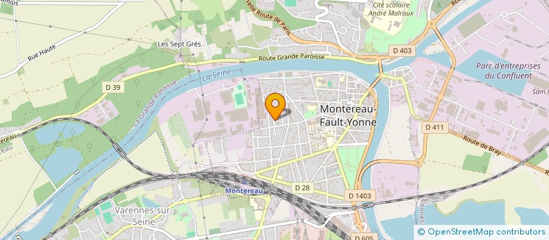 localisation de l'entreprise AB TRANSPORT TAXI  MONTEREAU-FAULT-YONNE