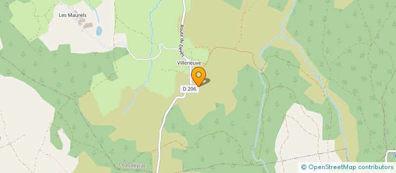 localisation de l'entreprise AB TRANSPORTS 48  MONTBEL