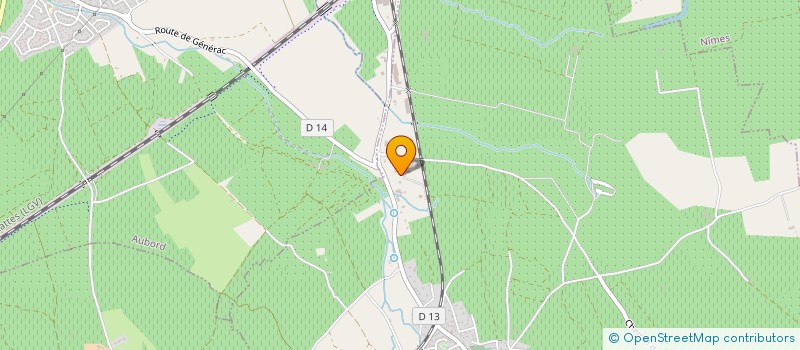 localisation de l'entreprise AB TRANSPORTS  GENERAC