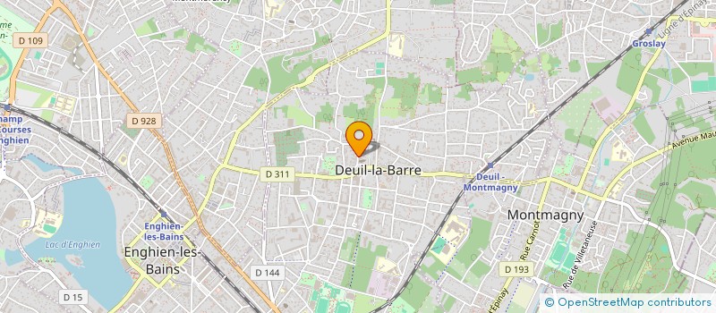 localisation de l'entreprise AB TRANSPORTS  DEUIL-LA-BARRE