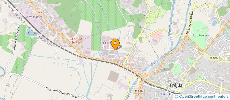 localisation de l'entreprise AB TRANSUD à FREJUS