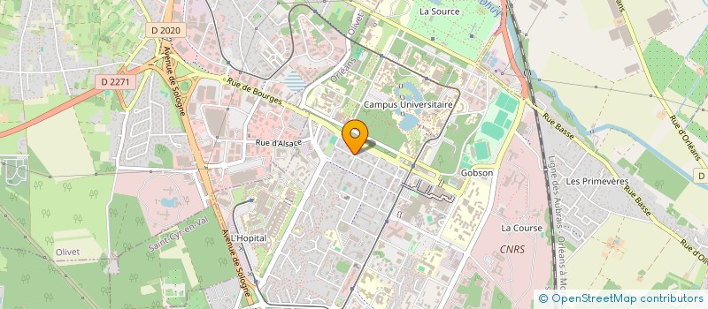 localisation de l'entreprise AB TRAVAUX à ORLEANS