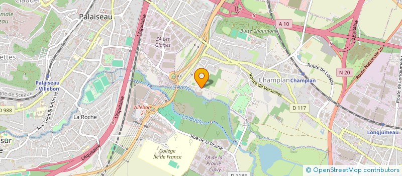 localisation de l'entreprise AB UNO à CHAMPLAN