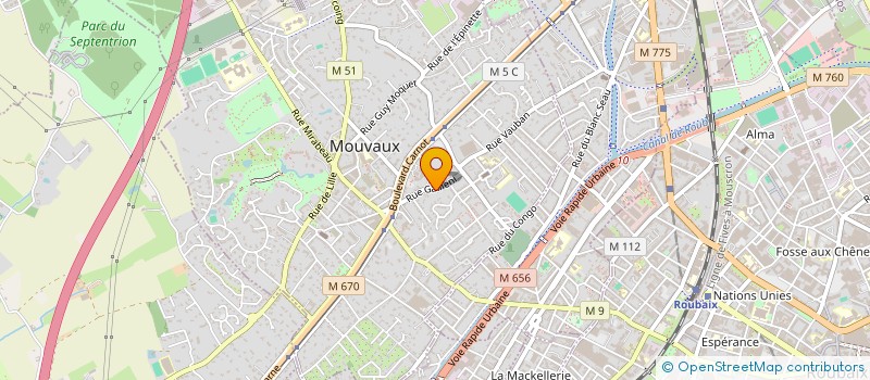 localisation de l'entreprise AB VALORISATION  MOUVAUX