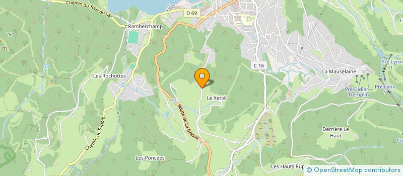 localisation de l'entreprise AB VENTURE  GERARDMER