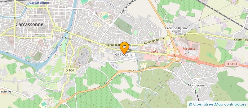 localisation de l'entreprise AB VIGNES à CARCASSONNE