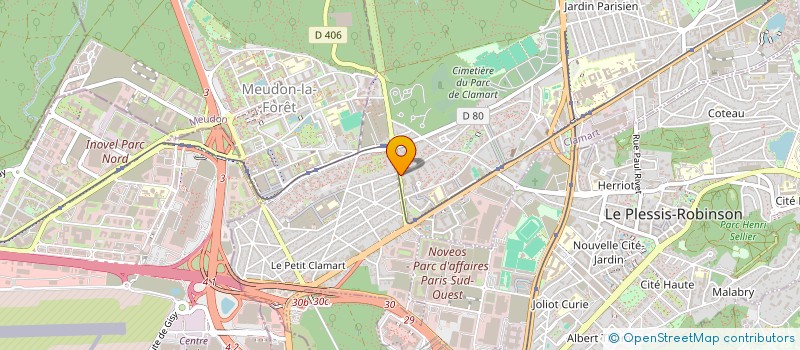 localisation de l'entreprise AB VTC PARIS à CLAMART