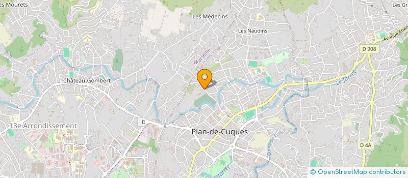 localisation de l'entreprise AB WEBSITE  PLAN-DE-CUQUES