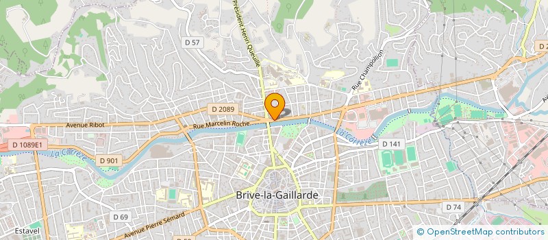 localisation de l'entreprise AB2  BRIVE-LA-GAILLARDE