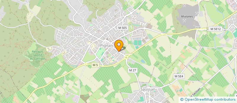 localisation de l'entreprise AB2 à PIGNAN
