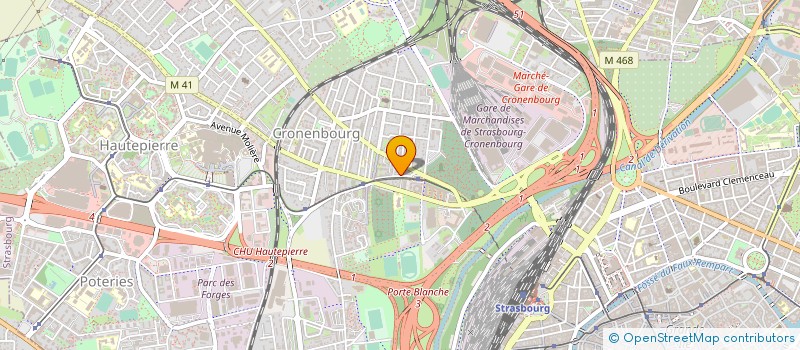 localisation de l'entreprise AB2 CONSTRUCTION à STRASBOURG