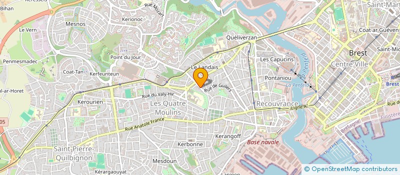 localisation de l'entreprise AB2 EAU à BREST