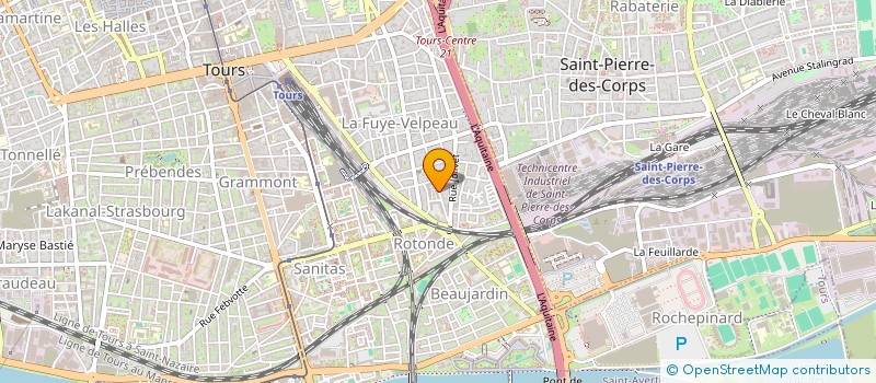 localisation de l'entreprise AB2 INVEST  TOURS