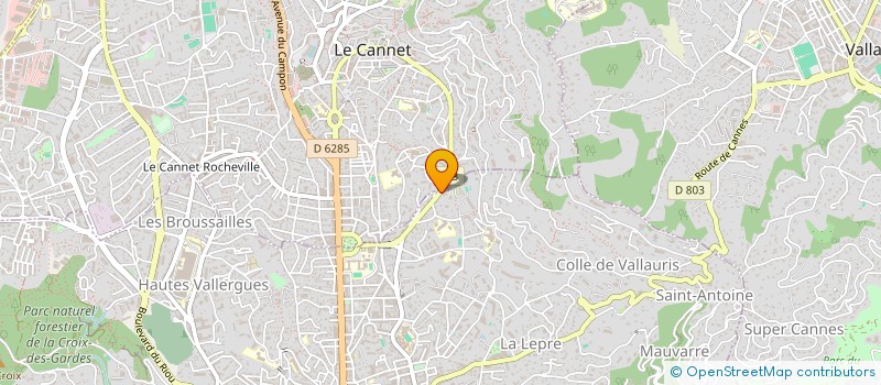 localisation de l'entreprise AB2 SKILLS à CANNES