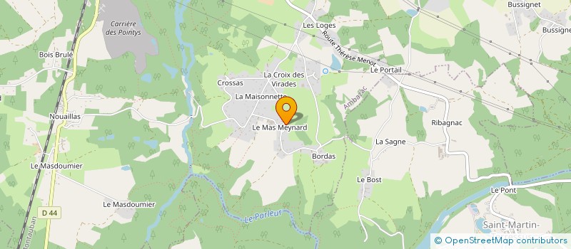 localisation de l'entreprise AB20  AMBAZAC