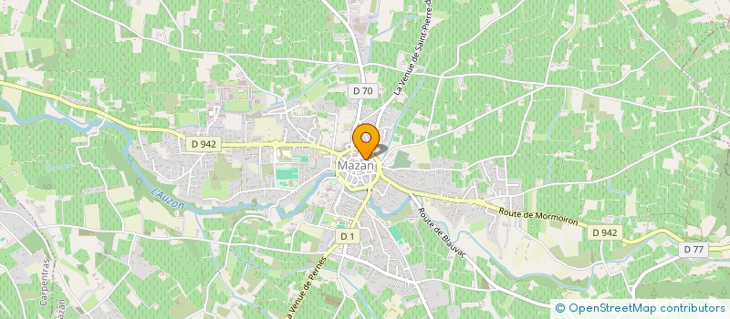 localisation de l'entreprise AB2B  MAZAN