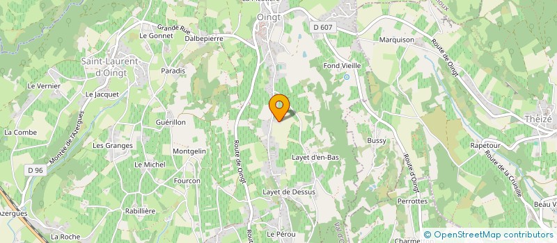 localisation de l'entreprise AB2C à VAL D'OINGT
