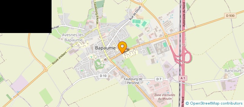 localisation de l'entreprise AB2C à ARRAS