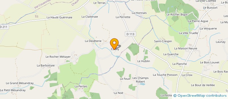 localisation de l'entreprise AB2C  CHAUVIGNE