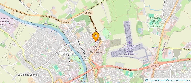 localisation de l'entreprise AB2D  WAMBRECHIES