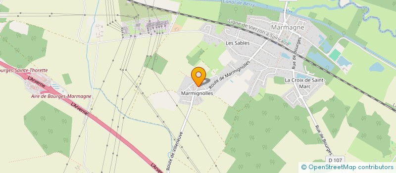 localisation de l'entreprise AB2E  SAINT-DOULCHARD